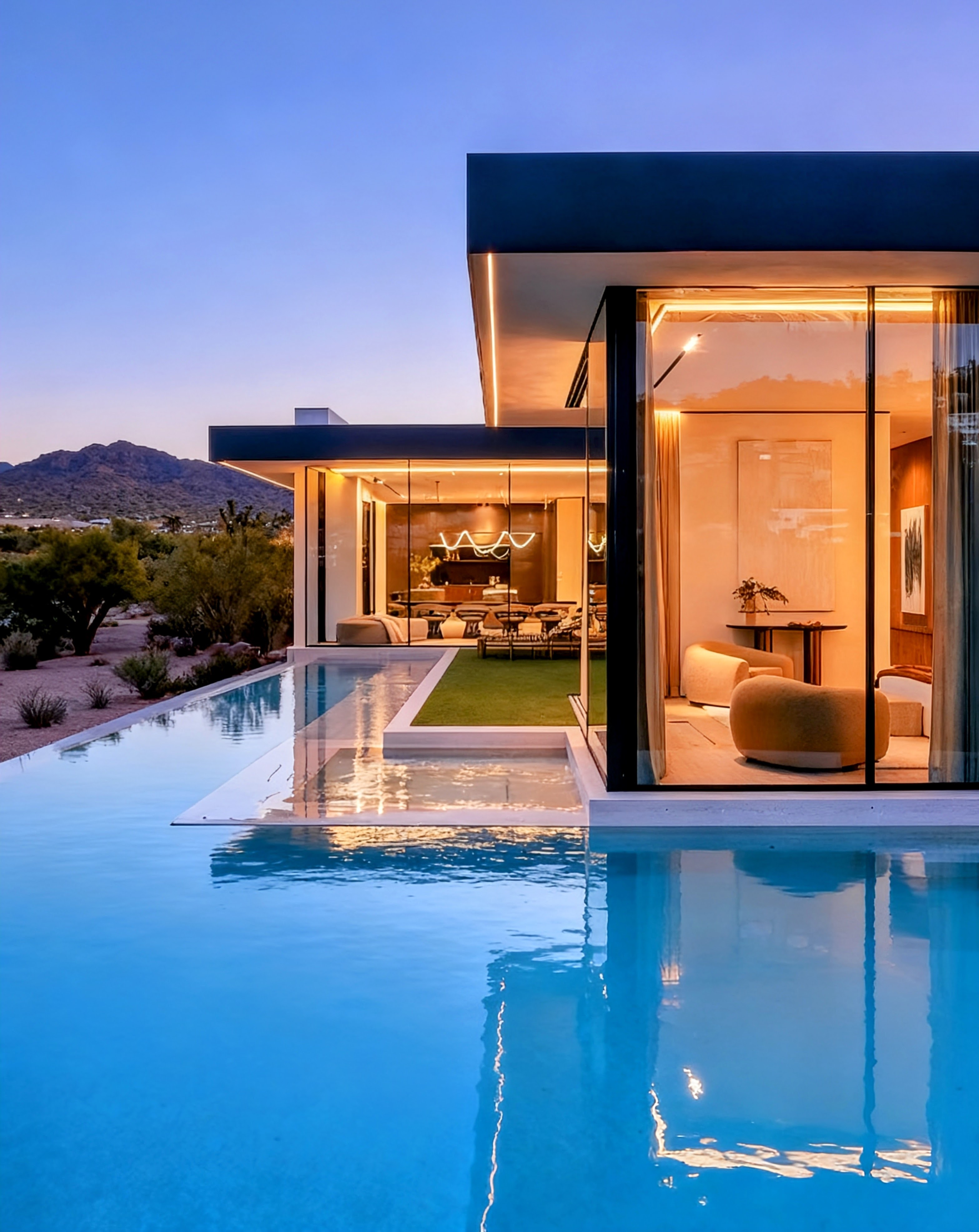 Scottsdale custom home with pool